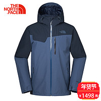 THE NORTH FACE 北面 2UB9 男款户外徒步冲锋衣 LKM/蓝色 L 