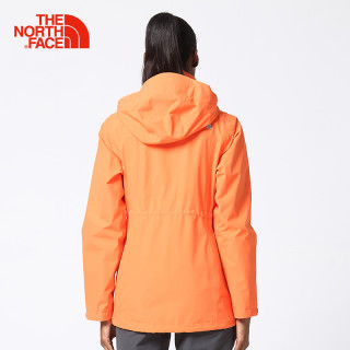 THE NORTH FACE 北面 35CH 女款防水透气户外冲锋衣 UCB/橙色 L