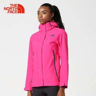 THE NORTH FACE 北面 364E 女款防水透气户外冲锋衣 GCE/灰色/白色 S 