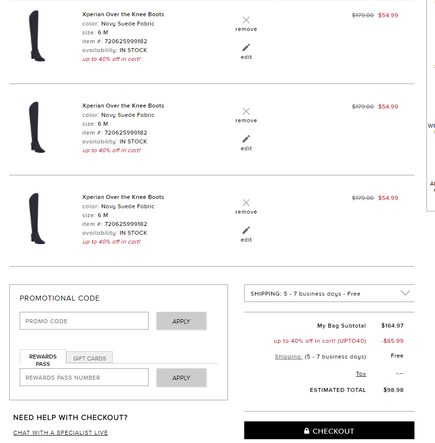 历史新低:Nine West 玖熙 Xperian 女款过膝长靴