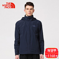 THE NORTH FACE 北面 2UBL 秋冬新品防水排湿徒步户外男冲锋衣外套| JK3/黑色 S 