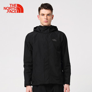 THE NORTH FACE 北面 2UBL 秋冬新品防水排湿徒步户外男冲锋衣外套| JK3/黑色 S 