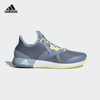 adidas 阿迪达斯 adizero defiant bounce 男子网球鞋 41 裸灰/半冰冻黄