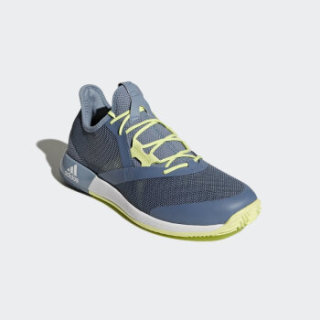adidas 阿迪达斯 adizero defiant bounce 男子网球鞋 41 裸灰/半冰冻黄
