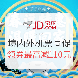 京东春运特惠 温暖回家 境内境外机票大促