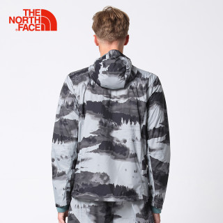 THE NORTH FACE 北面 2V53 男款防水防风训练冲锋衣| VWZ/灰色印花 M