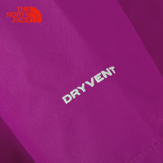 THE NORTH FACE 北面 2U8U 女款春秋拉链式可拆卸冲锋衣 146/紫红色 L