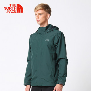 THE NORTH FACE 北面 2UBL 男款秋冬户外冲锋衣 HCD/深墨绿 L 