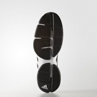 adidas 阿迪达斯 Barricade Classic Bounce 男子网球鞋 44 亮白/1号黑色/亮白