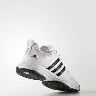 adidas 阿迪达斯 Barricade Classic Bounce 男子网球鞋 44 亮白/1号黑色/亮白