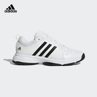 adidas 阿迪达斯 Barricade Classic Bounce 男子网球鞋 43 亮白/1号黑色/亮白 