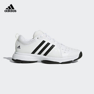 adidas 阿迪达斯 Barricade Classic Bounce 男子网球鞋 43.5 亮白/1号黑色/亮白 