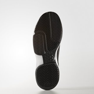 adidas 阿迪达斯 approach 男子网球鞋 42.5 1号黑色/银金属/五度灰