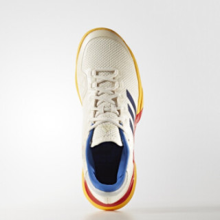 adidas 阿迪达斯 Barricade 2017 男子网球鞋 43.5 PW联名浅猩红/石膏白/亮蓝