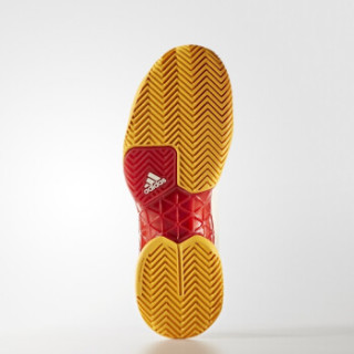 adidas 阿迪达斯 Barricade 2017 男子网球鞋 43.5 PW联名浅猩红/石膏白/亮蓝