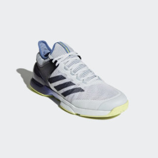 adidas 阿迪达斯 adizero ubersonic 2 男子网球鞋 39.5 浅蓝/暗墨水蓝 