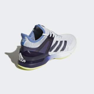adidas 阿迪达斯 adizero ubersonic 2 男子网球鞋 40 浅蓝/暗墨水蓝