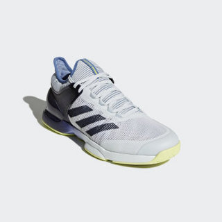 adidas 阿迪达斯 adizero ubersonic 2 男子网球鞋 43.5 浅蓝/暗墨水蓝 