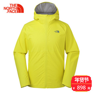 THE NORTH FACE 北面 2V53 男款秋冬防水防风冲锋衣 760/黄色 L
