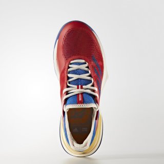 adidas 阿迪达斯 adizero ubersonic 3 女子网球鞋 36 PW联名石膏白/亮蓝/学院金黄