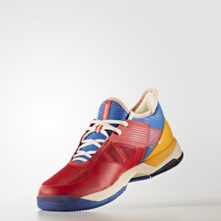 adidas 阿迪达斯 adizero ubersonic 3 女子网球鞋 36 PW联名石膏白/亮蓝/学院金黄