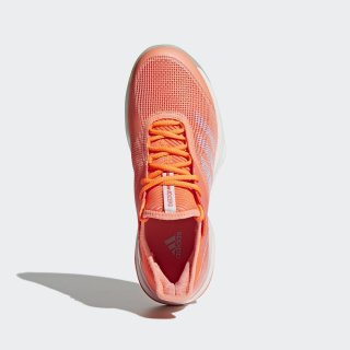 adidas 阿迪达斯 adizero ubersonic 3 女子网球鞋 35 高光橙/牛奶珊瑚粉/白 