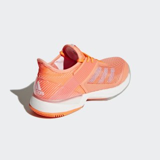 adidas 阿迪达斯 adizero ubersonic 3 女子网球鞋 36 高光橙/牛奶珊瑚粉/白