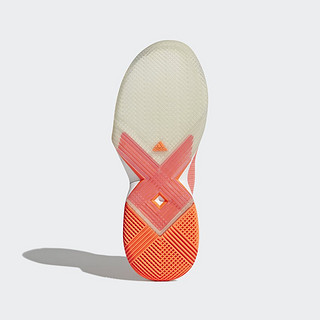 adidas 阿迪达斯 adizero ubersonic 3 女子网球鞋 38 高光橙/牛奶珊瑚粉/白 