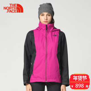 THE NORTH FACE 北面 35CI 女款秋冬户外冲锋衣 HY3/紫红色/灰色 S