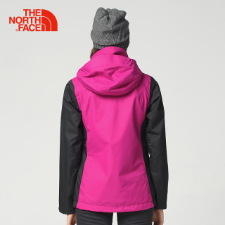 THE NORTH FACE 北面 35CI 女款秋冬户外冲锋衣 HY3/紫红色/灰色 S