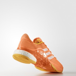 adidas 阿迪达斯 Barricade 2017 boost 男子网球鞋 42 亮光橙/亮白/霓虹橙