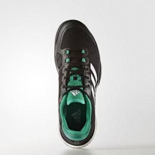 adidas 阿迪达斯 Barricade 2017 boost 男子网球鞋 42 1号黑色/亮白/基础绿