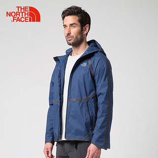 THE NORTH FACE 北面 2VEE 男款春秋轻薄户外冲锋衣 RFC/蓝色 XL 