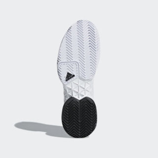 adidas 阿迪达斯 barricade 2018 boost 男子网球鞋 43.5 亮白/暗银金属