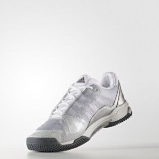 adidas 阿迪达斯 barricade club 男子网球鞋 39.5 夜金属灰/亮白/1号黑色