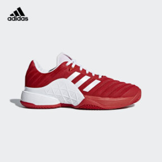 adidas 阿迪达斯 barricade 2018 男子网球鞋 43 浅猩红/亮白