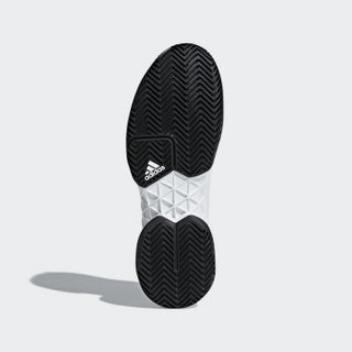 adidas 阿迪达斯 barricade 2018 男子网球鞋 43.5 亮白/1号黑色/暗银金属 