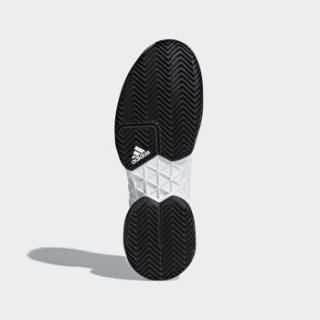 adidas 阿迪达斯 barricade 2018 男子网球鞋 40 亮白/1号黑色/暗银金属