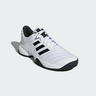 adidas 阿迪达斯 barricade 2018 男子网球鞋 44 亮白/1号黑色/暗银金属 