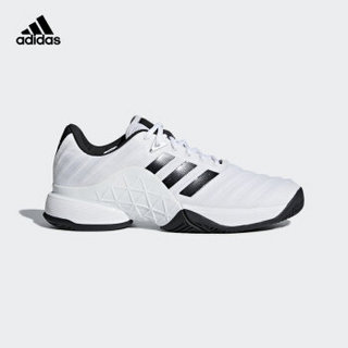adidas 阿迪达斯 barricade 2018 男子网球鞋 42 亮白/1号黑色/暗银金属 