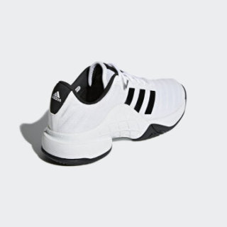 adidas 阿迪达斯 barricade 2018 男子网球鞋 42 亮白/1号黑色/暗银金属