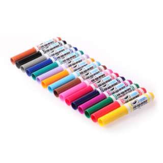 Crayola 绘儿乐 可水洗水彩笔 16色短杆粗杆