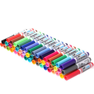 Crayola 绘儿乐 可水洗水彩笔 50色短杆粗头