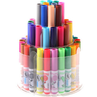 Crayola 绘儿乐 可水洗水彩笔 50色短杆粗头