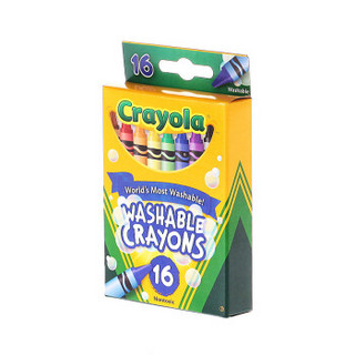 Crayola 绘儿乐 彩色美术蜡笔 52-6916 16色可水洗