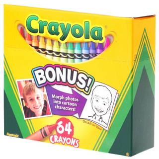 Crayola 绘儿乐 彩色美术蜡笔 64色