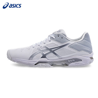 ASICS 亚瑟士 GEL-SOLUTION SPEED 3 男子网球鞋 37 白色/银色