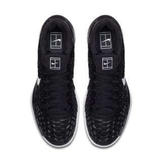 NIKE 耐克 AIR ZOOM CAGE 3 HC 男子网球鞋 46 深藏青蓝/金属银/赛车蓝/白