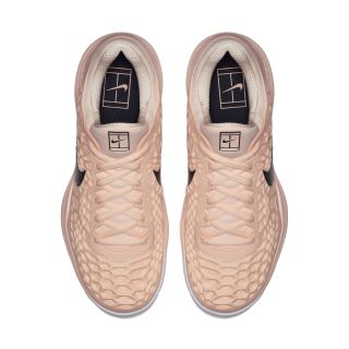 NIKE 耐克 AIR ZOOM CAGE 3 HC 女子网球鞋 36 浅红/黑/白