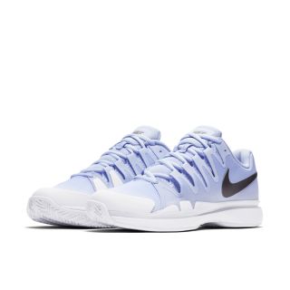 NIKE 耐克 ZOOM VAPOR 9.5 TOUR 女子网球运动鞋 40.5 氢气蓝/金属深灰/白/顶峰白